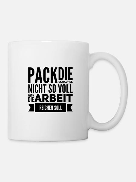 lass dir Zeit - Tasse - Weiß