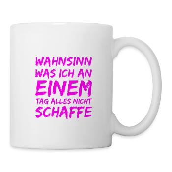 ich bin faul - Tasse - Weiß - Rechts