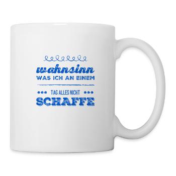 was ich alles nicht schaffe - Tasse - Weiß - Rechts