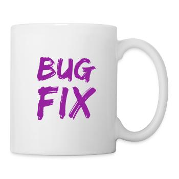 Correction d’un bug - Mug blanc - blanc - Droite