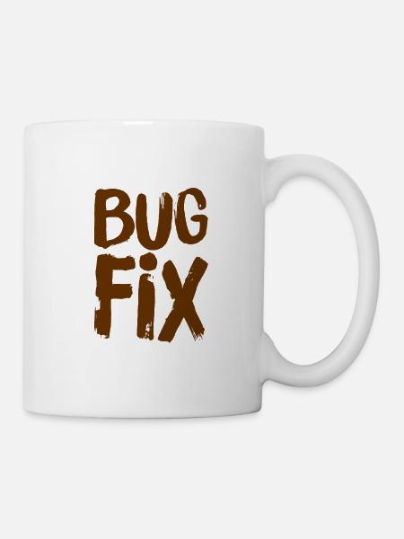 Fehlerbehebung ist mein Ding - Tasse - Weiß
