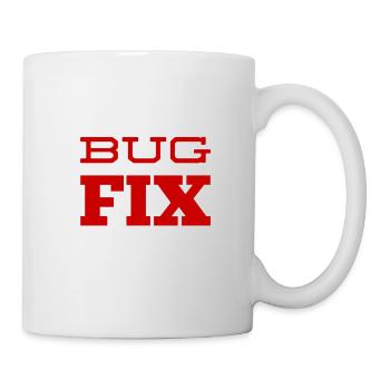 La correction de bugs, c’est mon truc - Mug blanc - blanc - Droite
