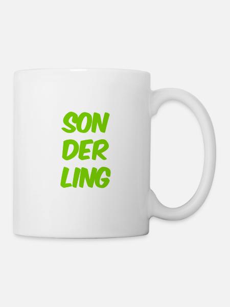 ein Sonderling - Tasse - Weiß