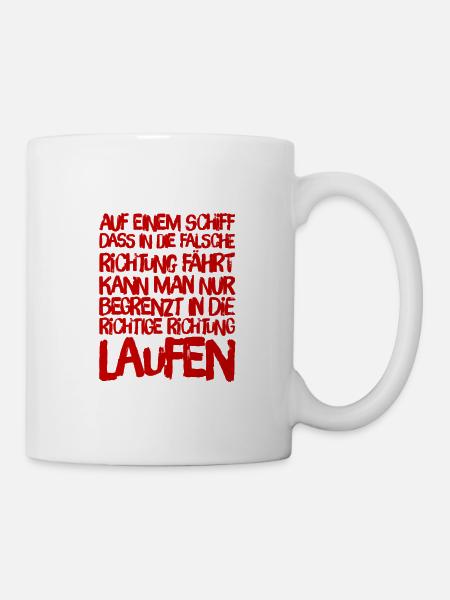 grundlegende Entscheidung - Tasse - Weiß