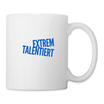 ich bin richtig talentiert - Tasse - Weiß - Rechts