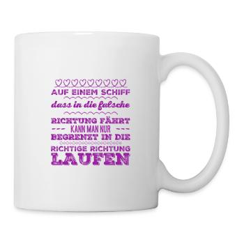 to run in the right direction - Mug - white - Right