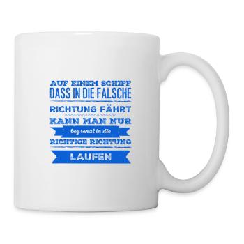the right direction - Mug - white - Right