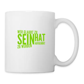 To live is to develop - Mug - white - Right