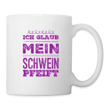 vergiss es - Tasse - Weiß - Rechts