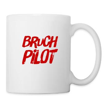 ich bin gerne ein Bruchpilot - Tasse - Weiß - Rechts