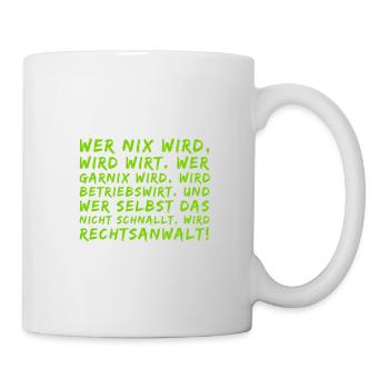 Les faits de la vie - Mug blanc - blanc - Droite