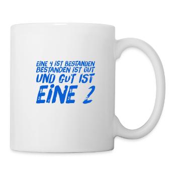 bestanden ist gut - Tasse - Weiß - Rechts