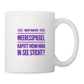 kommt die Zerstörung? - Tasse - Weiß - Rechts