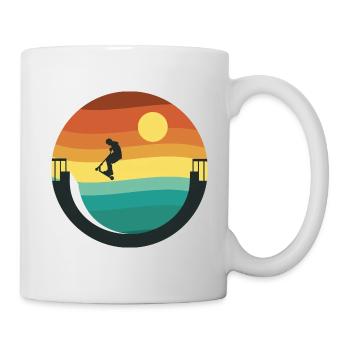Trottinette Kickboard Trottinett - Mug blanc - blanc - Droite
