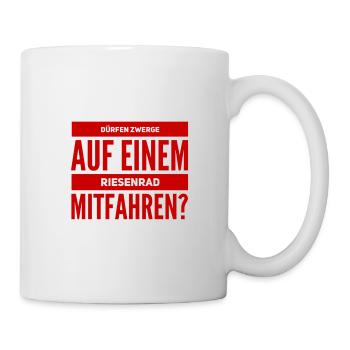 auf dem Riesenrad - Tasse - Weiß - Rechts
