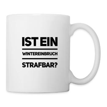 im Winter - Tasse - Weiß - Rechts