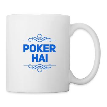 starker Pokerspieler - Tasse - Weiß - Rechts