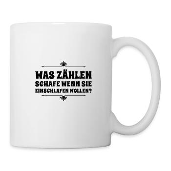 Einschlafprobleme - Tasse - Weiß - Rechts