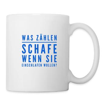 was zählen Schafe? - Tasse - Weiß - Rechts
