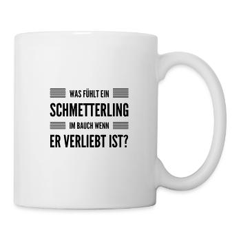 was fühlen die? - Tasse - Weiß - Rechts