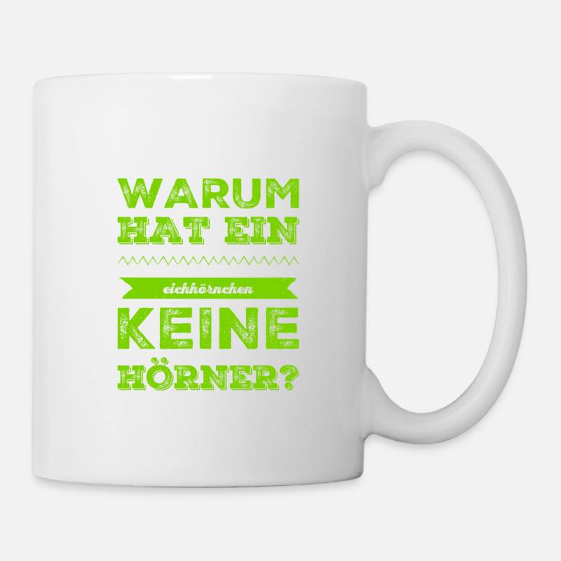 Eichhörnchen - Tasse - Weiß