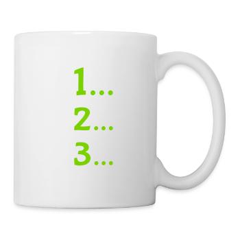One, two, three - Mug - white - Right