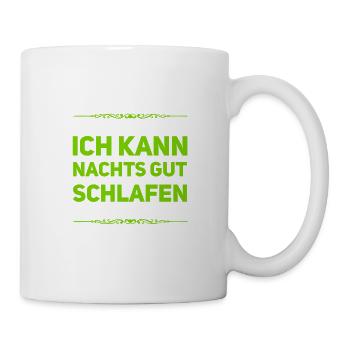 ich liebe den Schlaf - Tasse - Weiß - Rechts