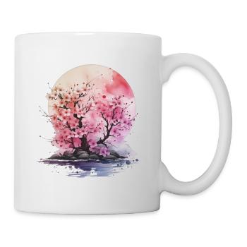 Cherry Blossoms, Peach Blossoms, China, Japan, Korea - Mug - white - Right