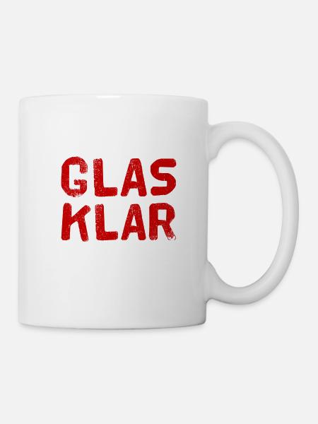 das ist klar - Tasse - Weiß