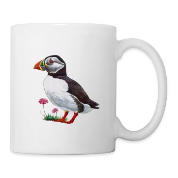 Papageitaucher - Tasse - Weiß - Rechts
