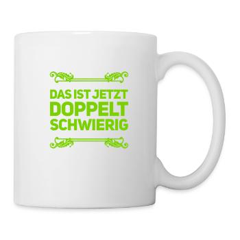 Double niveau de difficulté - Mug blanc - blanc - Droite