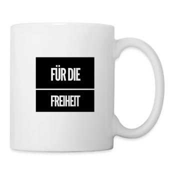 Je suis pour la liberté - Mug blanc - blanc - Droite