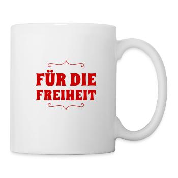 Freedom is awesome - Mug - white - Right
