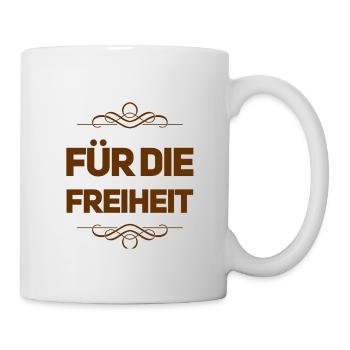I'm fighting for freedom - Mug - white - Right