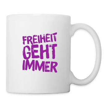 Freedom is always possible - Mug - white - Right