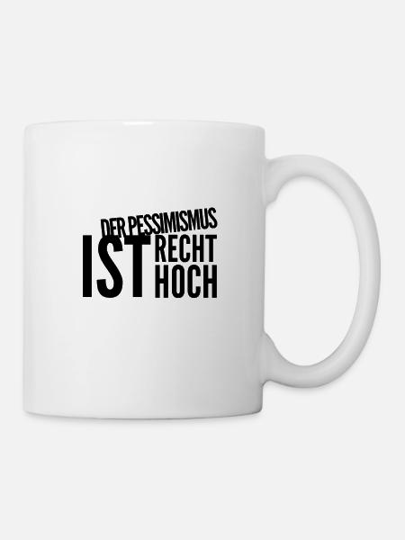 ich bin gerade pessimistisch - Tasse - Weiß