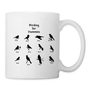 Vogelkunde für Anfänger - Tasse - Weiß - Rechts