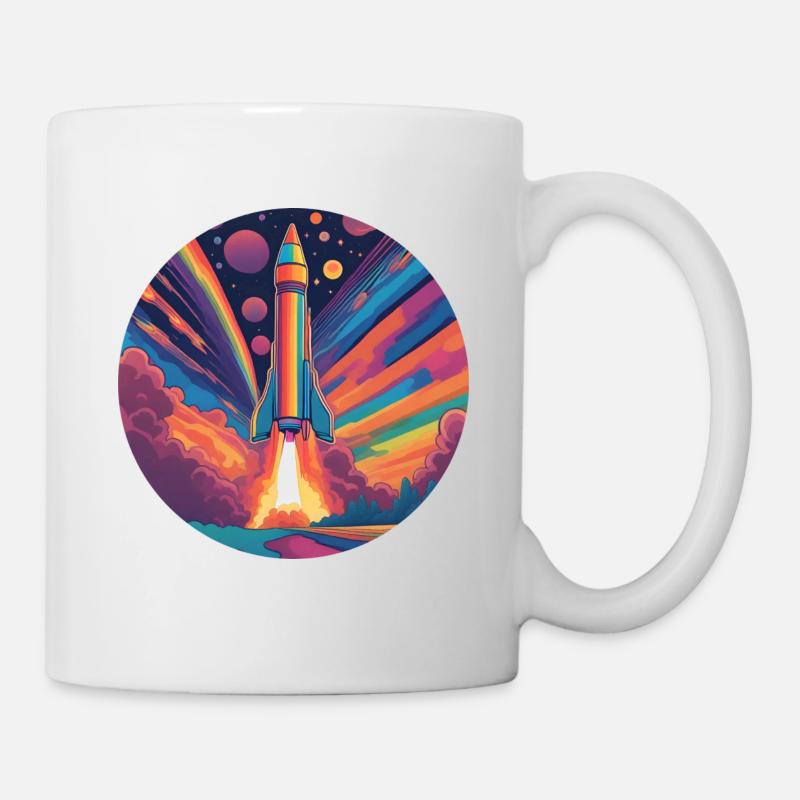 Cosmic Cascade - Tasse - Weiß