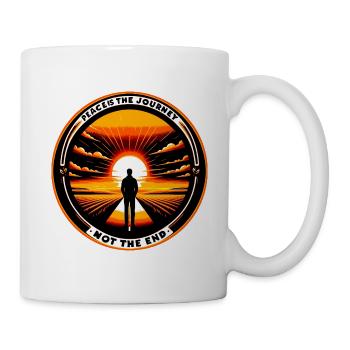 Peace is the journey... - Mug - white - Right