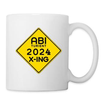 Abi 2024 Abitur Abiturient Abiparty Abifeier - Tasse - Weiß - Rechts