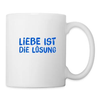 ich lebe die Liebe - Tasse - Weiß - Rechts