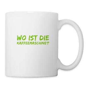 Le café fonctionne toujours - Mug blanc - blanc - Droite