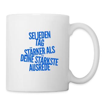 be strong - Mug - white - Right
