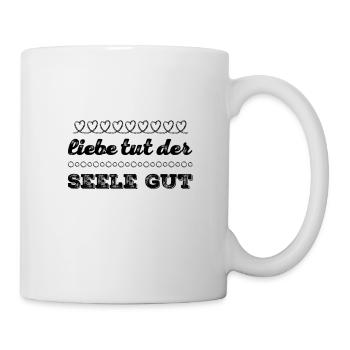 die Liebe ist wunderbar - Tasse - Weiß - Rechts