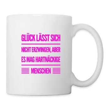 Je suis têtu - Mug blanc - blanc - Droite