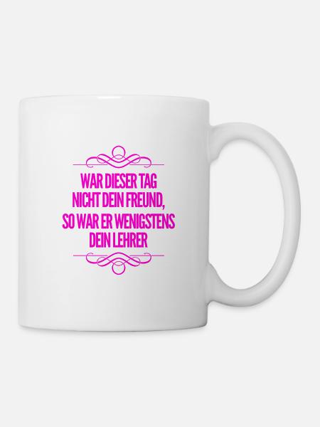 ich liebe mein Leben - Tasse - Weiß