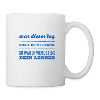 Je profite de ma vie - Mug blanc - blanc - Droite
