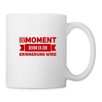 Je vis dans l’ici et maintenant - Mug blanc - blanc - Droite