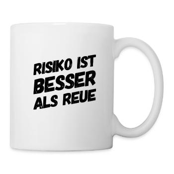 Risk is better than regret - Mug - white - Right