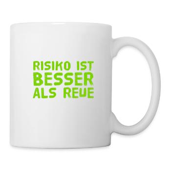 Risk is my thing - Mug - white - Right